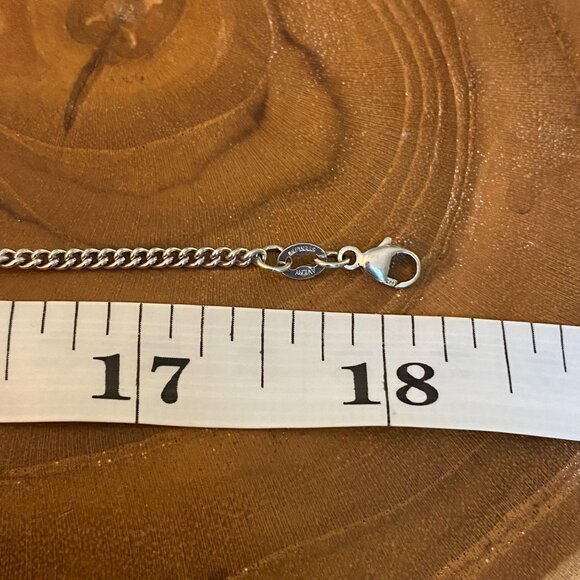 RETIRED James Avery Celtic Cross Necklace, Sterling Silver - Picture 2 of 3
